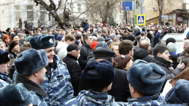Акция протеста в Москве