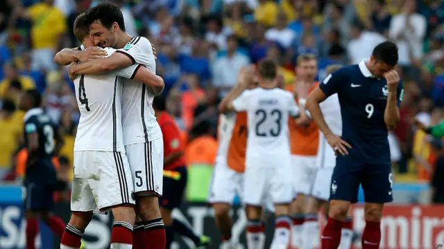 Alemania le ganó 1-0 a Francia y se metió por cuarta vez consecutiva en semifinales de un Mundial.