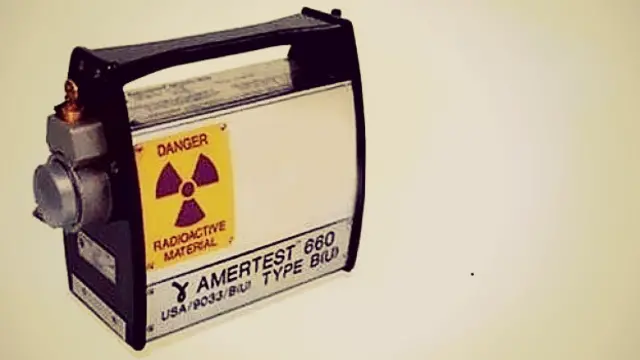 Fuente de iridio robada en México. Foto: Secretaría de Gobernación, México