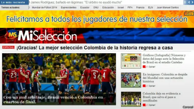 Reprodução TV Caracol/BBC Brasil