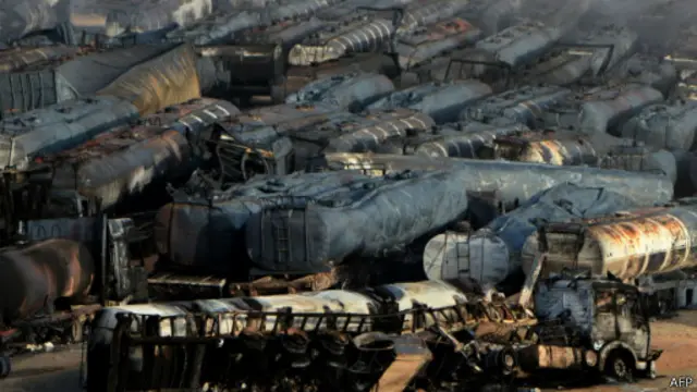 موټروانانو د سوځېدلو ټانکرو شمېر تر څلور سوه ډېر ښوولی.