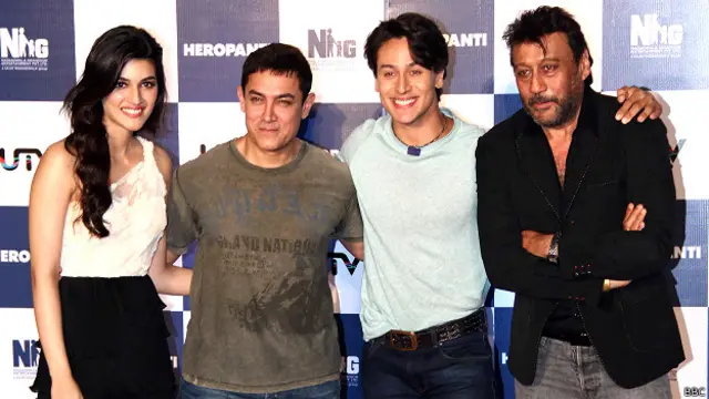 कृति सैनॉन, आमिर ख़ान, टाइगर श्रॉफ़, जैकी श्रॉफ़