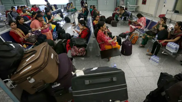 عراق میں بھارت کے ہنر مند اور غیرہنر مند افراد کی بڑی تعداد موجود ہے جو مختلف پیشوں سے وابستہ ہیں۔