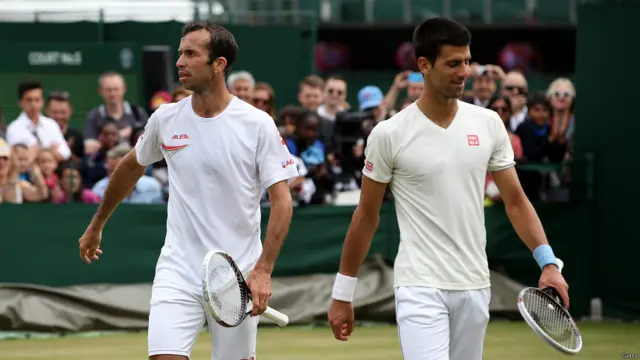 جوکوویچ برای آمادگی در بازی فینال با استپانیچ، تنیس باز چک تمرین کرد