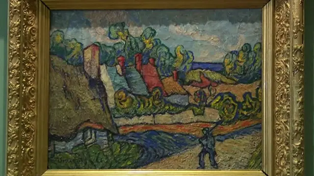 رسم فان غوخ لوحة (منازل في أوفير 2) في آخر أعوام حياته. 