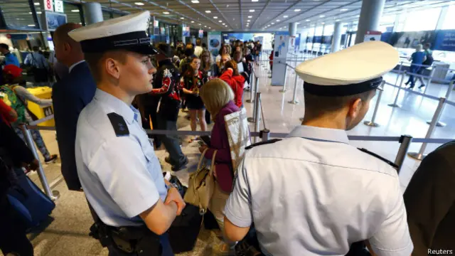 В аэропорту Франкфурта