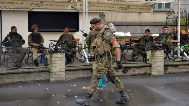 Украинские военные