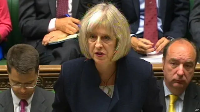 Тереза Мэй в палате общин