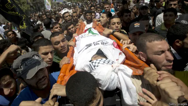 Похороны палестинского боевика Мервана Салема