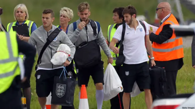 برطانیہ کے کھلاڑی بھی برازیل سے بطور گروپ ڈی کی آخری ٹیم لوٹے ہیں۔ 1958 کے بعد ورلڈ کپ میں ان کی یہ بدترین کارکردگی ہے۔ 