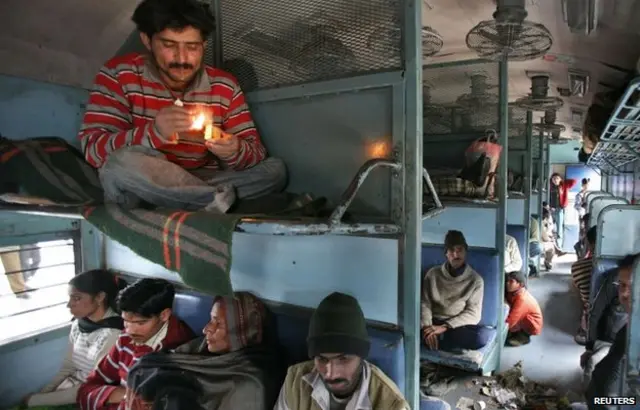 भारत, रेल में यात्री