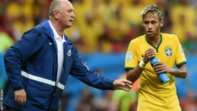 neymar scolari