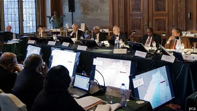 দ্যা হেগে সালিশি আদালতের বিচার কক্ষ