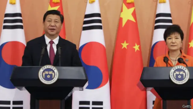 习近平和朴槿惠