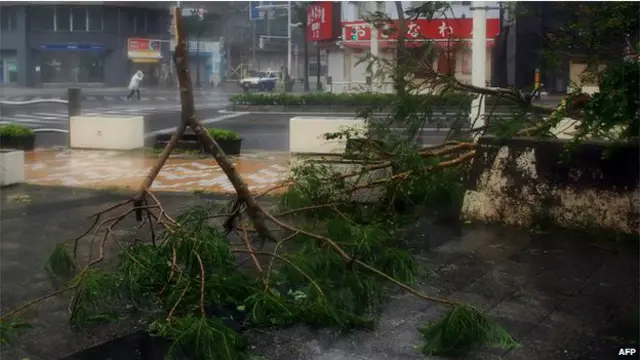 تیز ہوائیں چل رہی ہیں اور درختوں کی ٹوٹی ہوئی شاخوں اور کچرے کو سڑکوں پر یہاں وہاں اڑتے دیکھا جا سکتا ہے: لیفٹیننٹ ایرک انتھونی