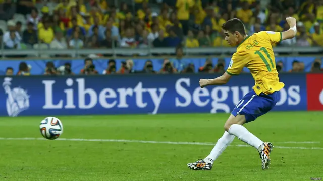 No fue ni el gol del honor. Oscar. El 1-7 a los 90'.