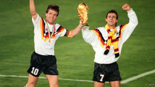Alemanha comemora o título em 1990