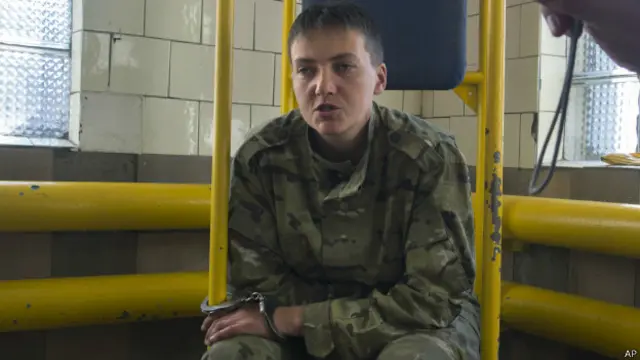 Украинская летчица Надежда Савченко