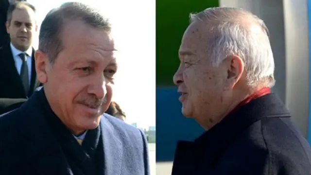 Эрдўғон ва Каримов ўзаро "муросали мавқеъ"ни намойиш этганлар