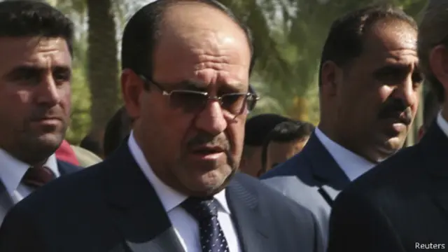 اتهم المالكي الأكراد باستغلال ظروف الأزمة الراهنة للدفع باتجاه الانفصال عن العراق