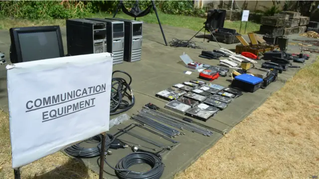 فوج کے مطابق میران شاہ شدت پسندوں کا کمانڈ اینڈ کنٹرول سینٹر بن گیا تھا۔ اس سینٹر میں مواصلات کے لیے استعمال ہونے والے آلات۔