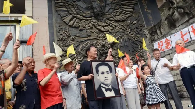 چینی‌ها به قربانیان جنگ با ژاپن ادای احترام کردند