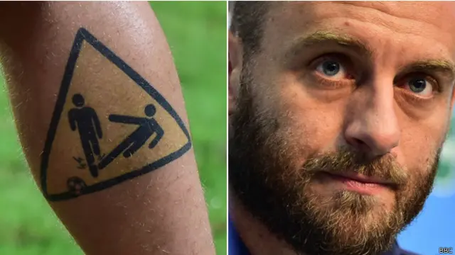 Daniele de Rossi tatuaje