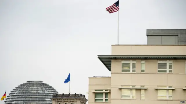 Здание посольства США в Берлине