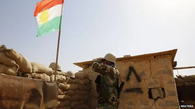 Курдский блок-пост