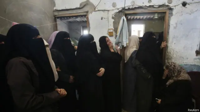 Parientes de las víctimas