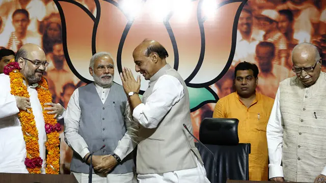 अमित शाह, राजनाथ, मोदी, आडवाणी