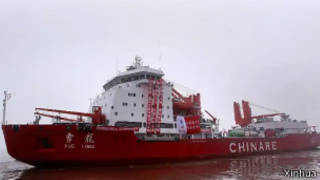 7月11日，「雪龍號」開始了中國的第六次北極科學考察。