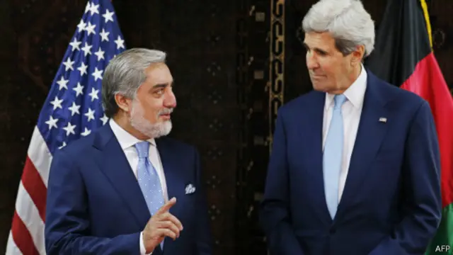 عبداللہ عبداللہ نے نتائج تسلیم کرنے سے انکار کر دیا تھا