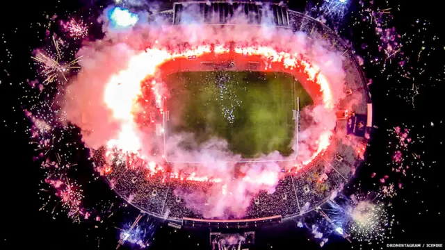 Fuegos artificiales en Bulgaria