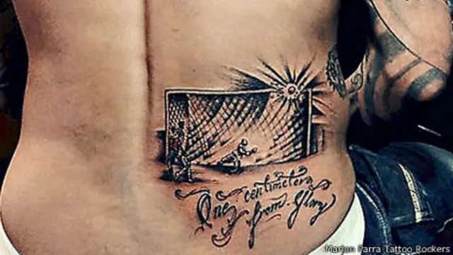 El tatuaje de Pinilla