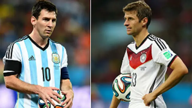 حتمی فہرست میں ارجنٹائن کے تین اور جرمنی کے چار کھلاڑیوں کے نام شامل ہیں