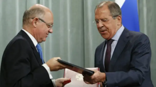 Эктор Тимерман и Сергей Лавров