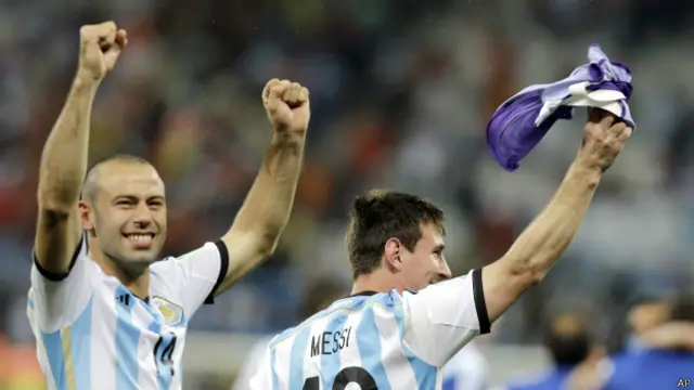 Mascherano y Messi