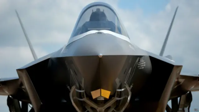 美国洛克希勒·马丁公司F-35战机（资料照片）