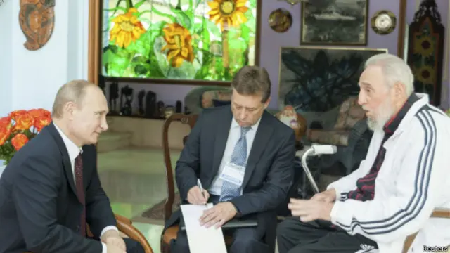 Putin y Castro