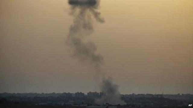 Авиаудар в Газе