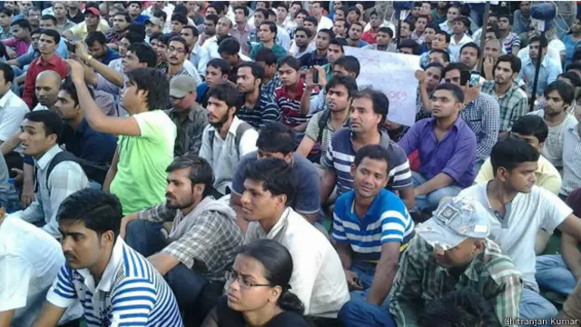 हिंदी भाषी छात्रों का आंदोलन