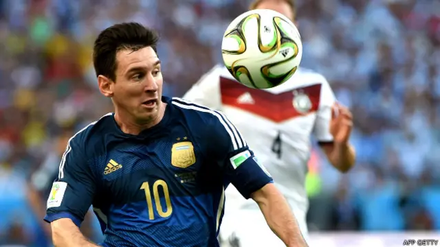 لیونیل میسی سے ارجنٹائن کو فائنل میں بہت امیدیں تھیں جو پوری نہ ہو سکیں