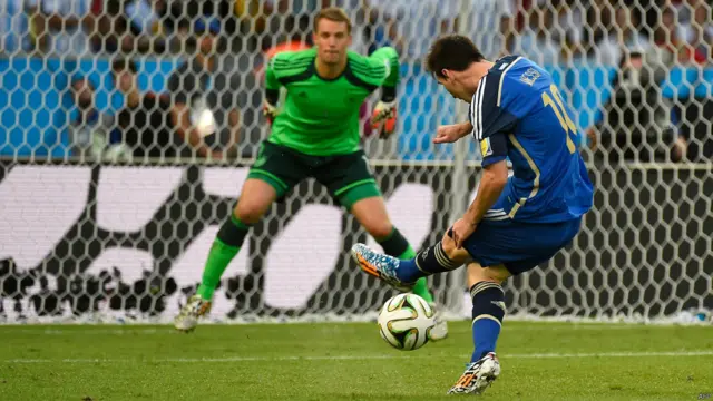 Una de las que Messi no suele fallar.