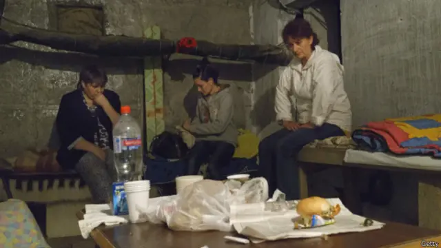 Жители Донецка