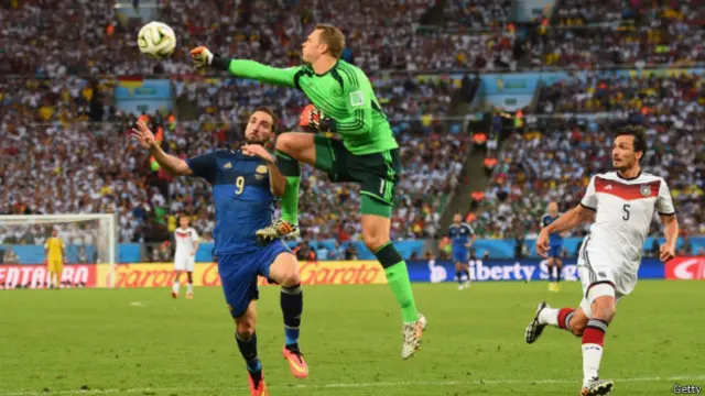 Neuer estuvo impecable en la final.