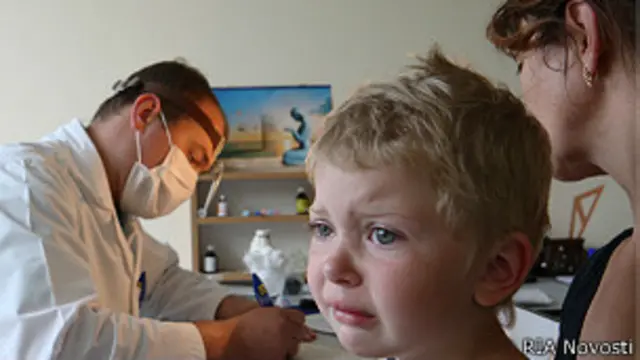 Ребенок на приеме у врача