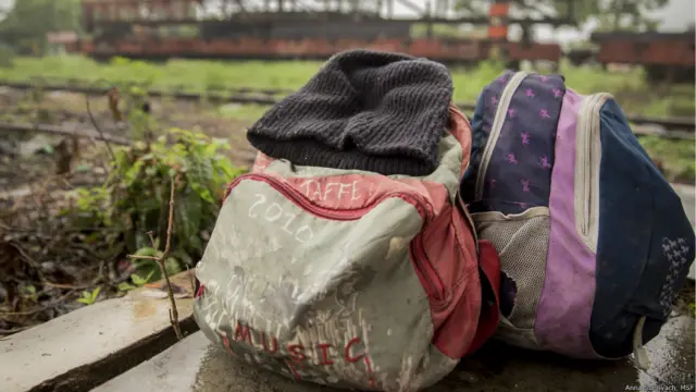 Mochilas de migrantes