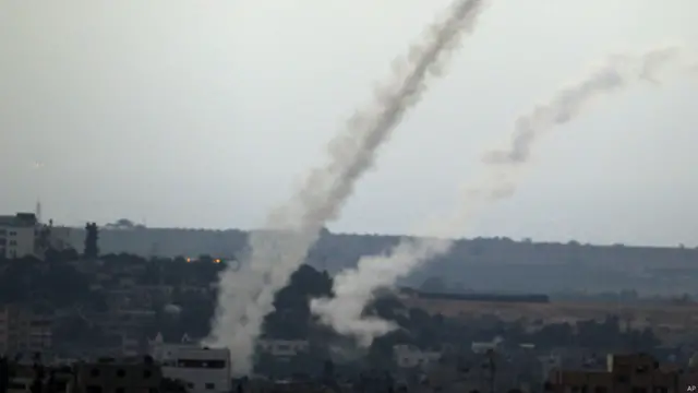加沙地带之内发射的火箭