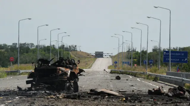 Близ луганского аэропорта